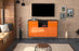 Sideboard Overland Park, Orange Studio (136x79x35cm) - Dekati GmbH