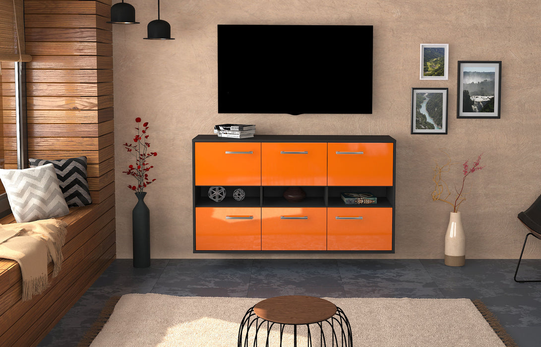 Sideboard Rockford, Orange Studio (136x79x35cm) - Dekati GmbH