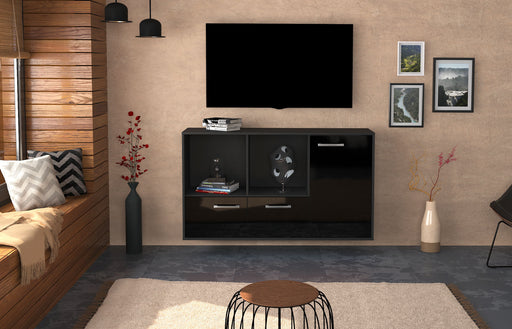 Sideboard Springfield, Schwarz Studio (136x79x35cm) - Dekati GmbH