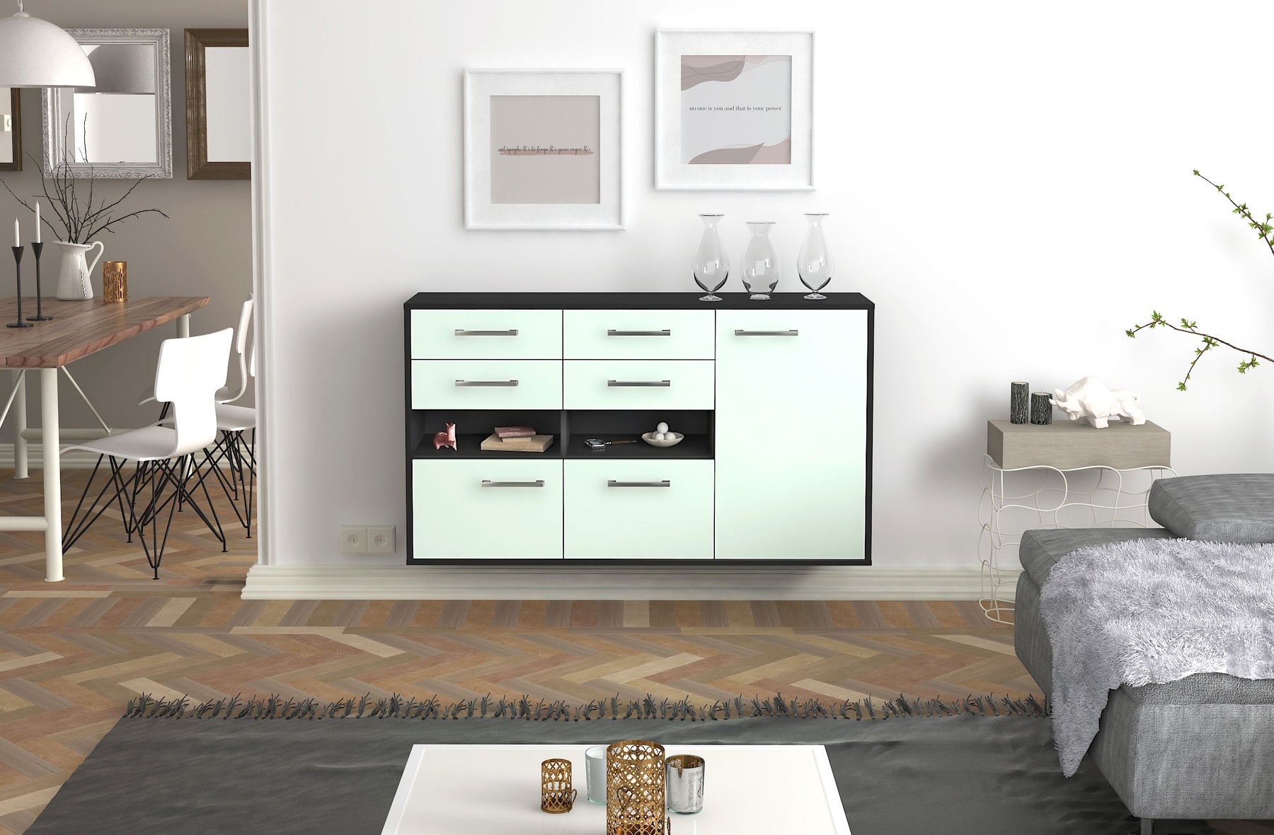 Sideboard Santa Rosa, Mint Studio (136x79x35cm) - Dekati GmbH