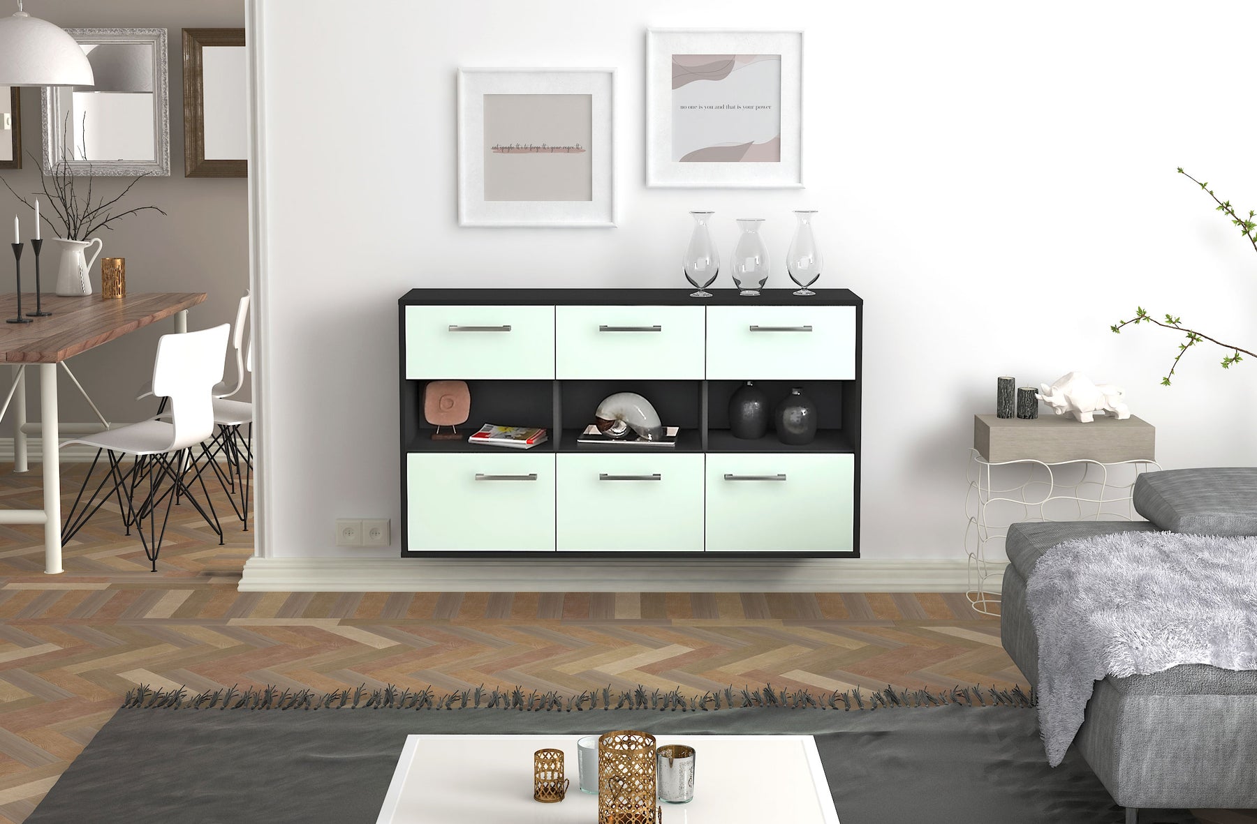 Sideboard Paterson, Mint Studio (136x79x35cm) - Dekati GmbH