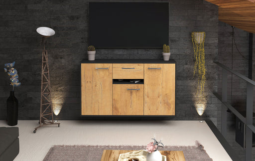 Sideboard Hampton, Eiche Studio (136x79x35cm) - Dekati GmbH