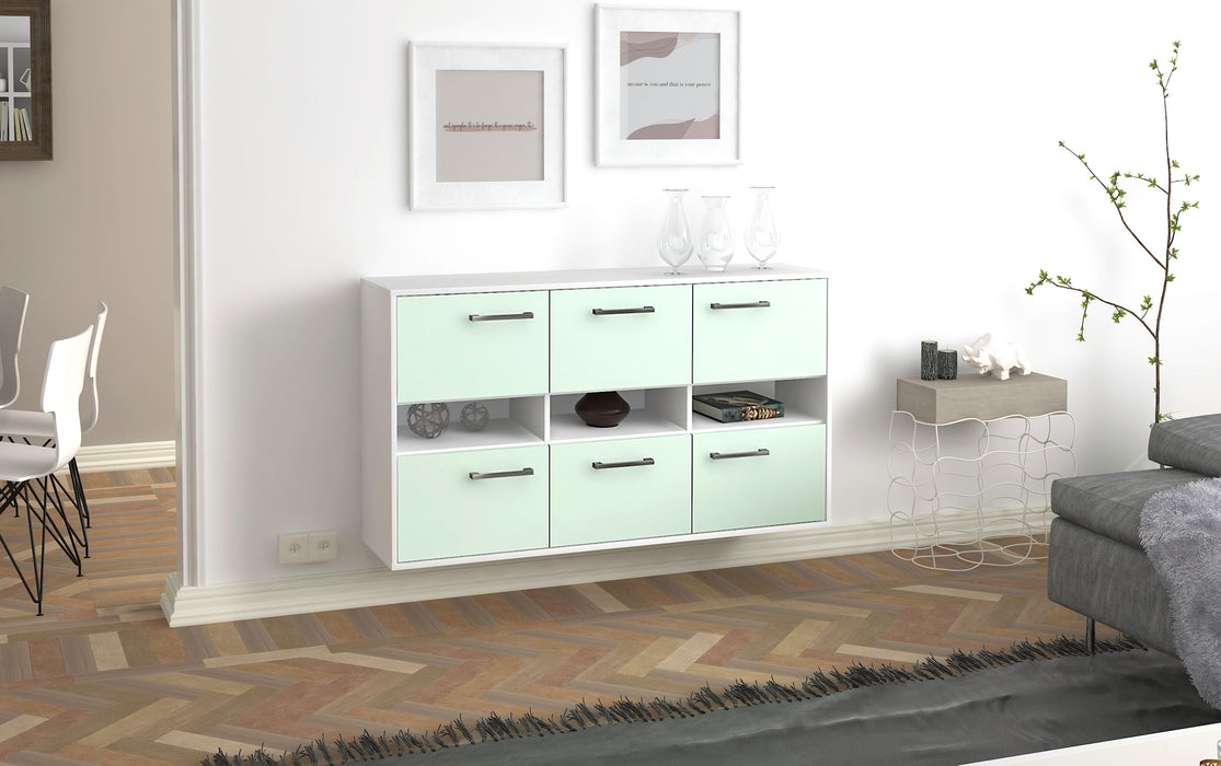 Sideboard Rockford, Mint Front (136x79x35cm) - Dekati GmbH