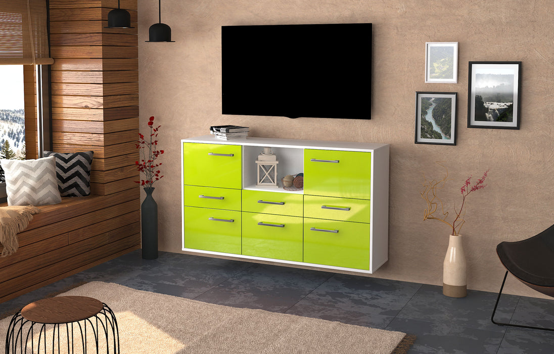 Sideboard Pomona, Gruen Front (136x79x35cm) - Dekati GmbH