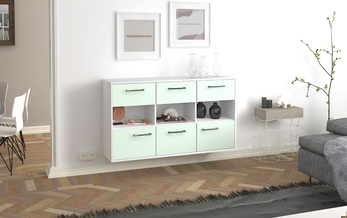 Sideboard Paterson, Mint Front (136x79x35cm) - Dekati GmbH