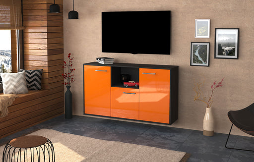 Sideboard Overland Park, Orange Front (136x79x35cm) - Dekati GmbH