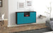 Sideboard Overland Park, Tuerkis Front (136x79x35cm) - Dekati GmbH