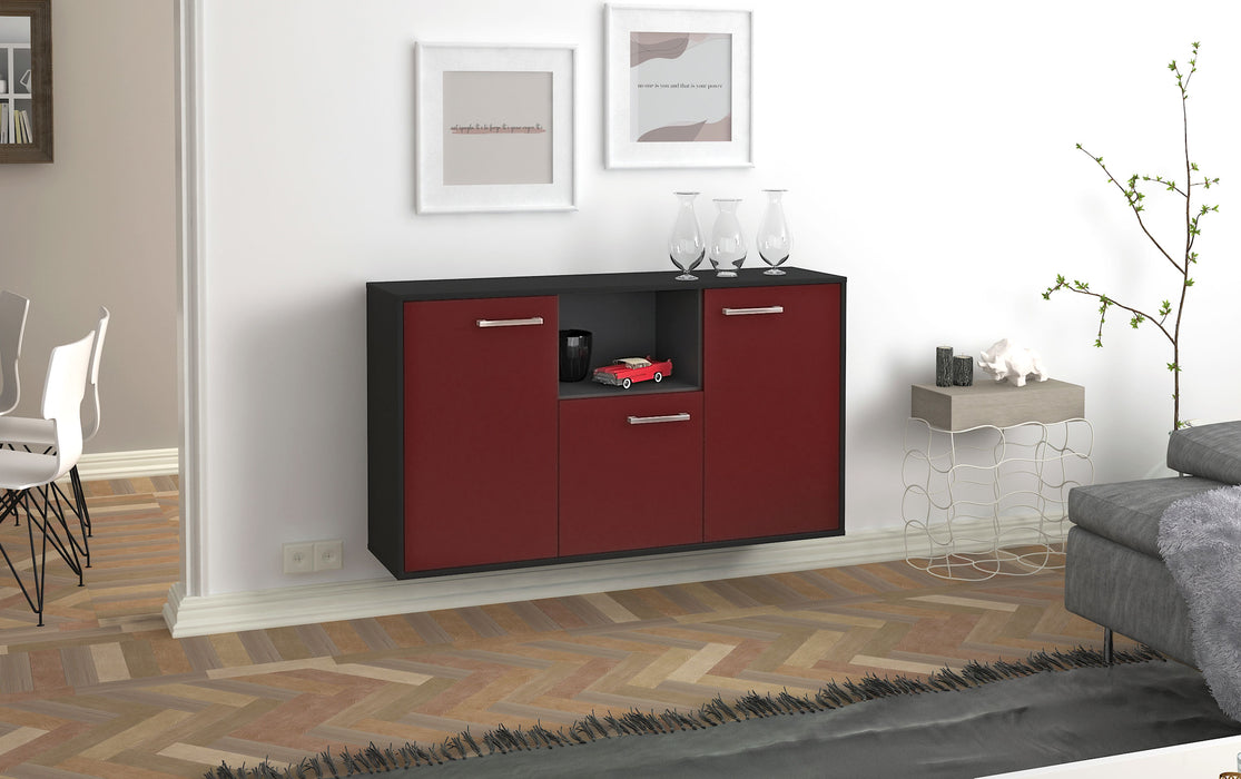 Sideboard Overland Park, Bordeaux Front (136x79x35cm) - Dekati GmbH