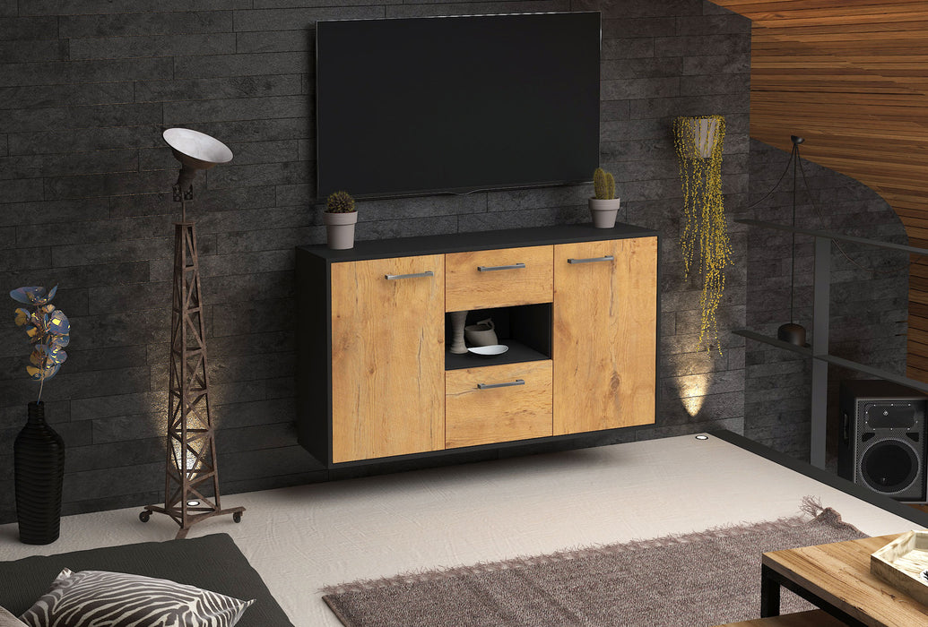 Sideboard Tallahassee, Eiche Front (136x79x35cm) - Dekati GmbH