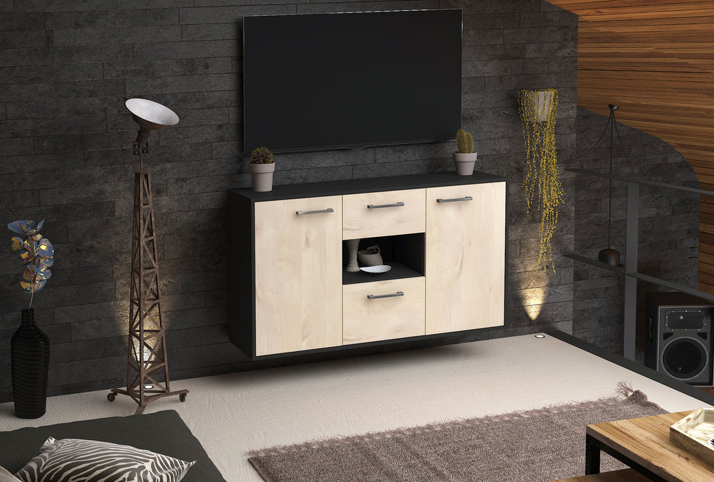 Sideboard Tallahassee, Zeder Front (136x79x35cm) - Dekati GmbH