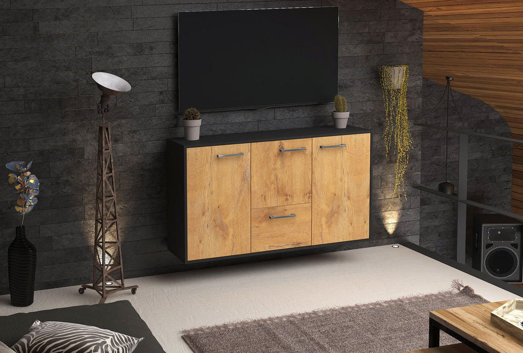 Sideboard Vancouver, Eiche Front (136x79x35cm) - Dekati GmbH