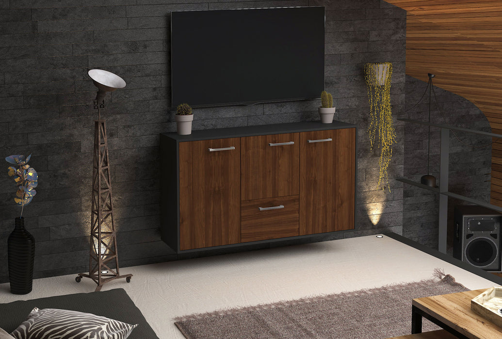 Sideboard Vancouver, Walnuss Front (136x79x35cm) - Dekati GmbH