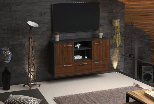 Sideboard Grand Prairie, Walnuss Front (136x79x35cm) - Dekati GmbH