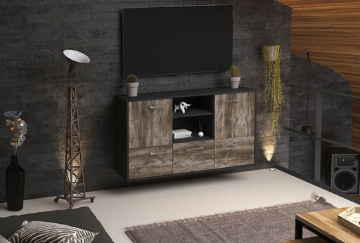 Sideboard Grand Prairie, Treibholz Front (136x79x35cm) - Dekati GmbH