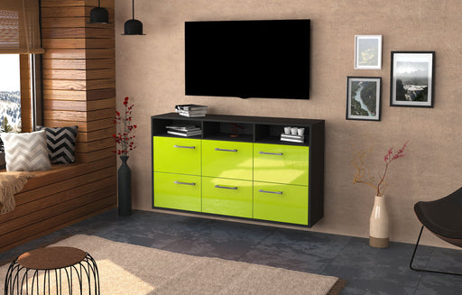 Sideboard Cape Coral, Gruen Front (136x79x35cm) - Dekati GmbH