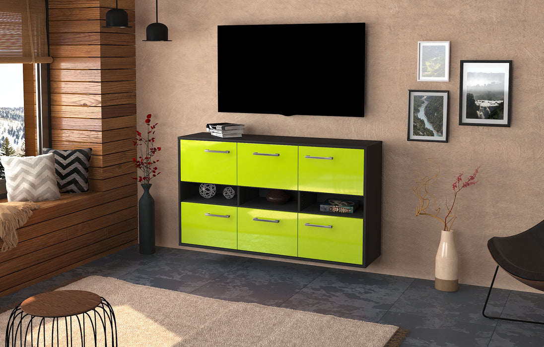 Sideboard Rockford, Gruen Front (136x79x35cm) - Dekati GmbH