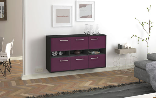 Sideboard Rockford, Lila Front (136x79x35cm) - Dekati GmbH