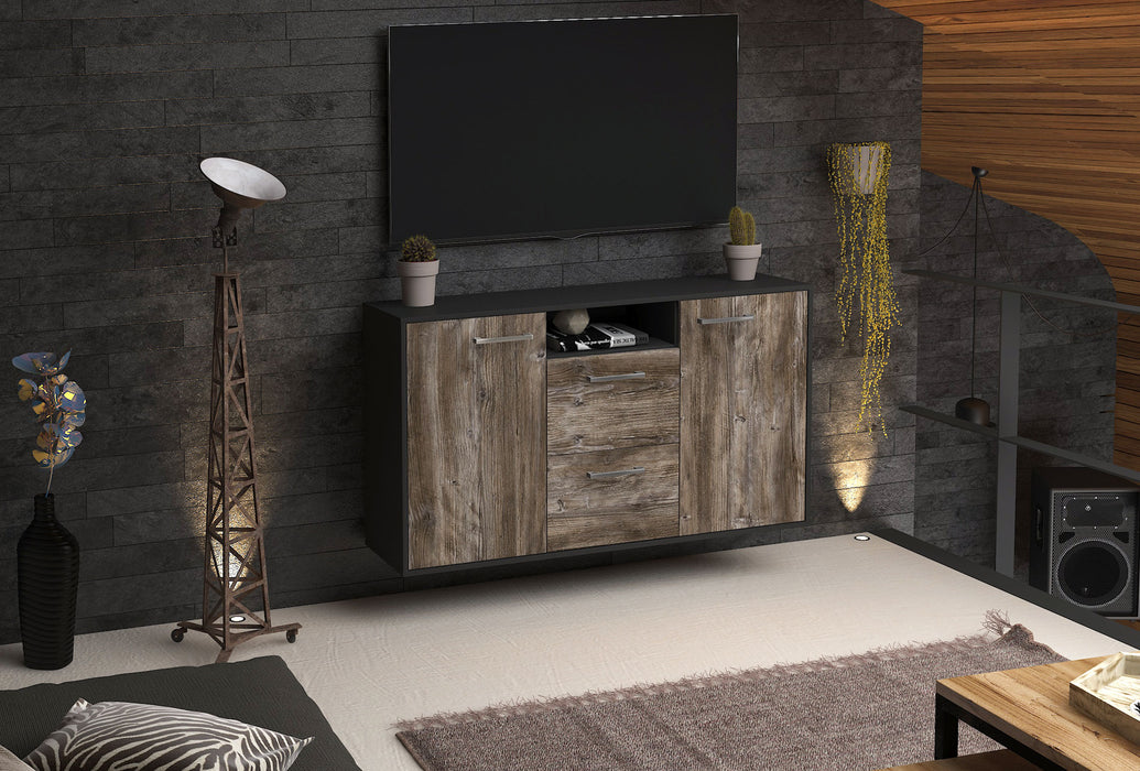 Sideboard Dayton, Treibholz Front (136x79x35cm) - Dekati GmbH