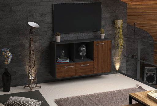 Sideboard Springfield, Walnuss Front (136x79x35cm) - Dekati GmbH