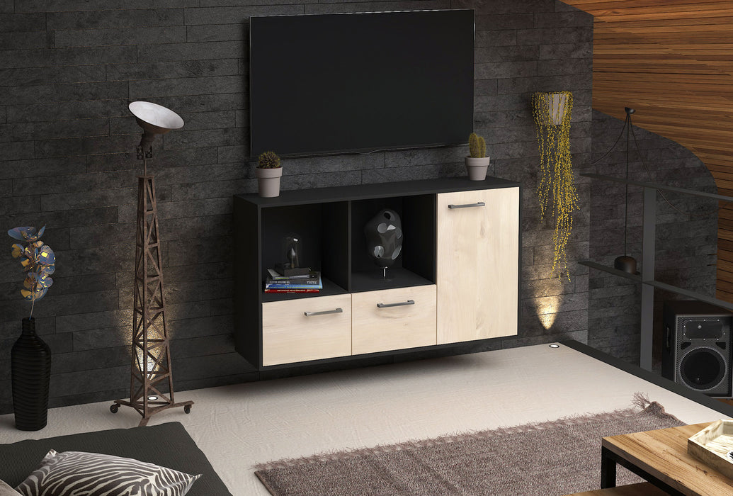 Sideboard Springfield, Zeder Front (136x79x35cm) - Dekati GmbH