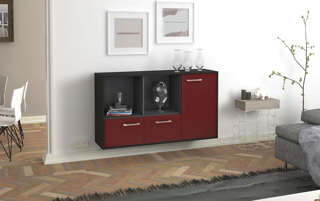 Sideboard Springfield, Bordeaux Front (136x79x35cm) - Dekati GmbH