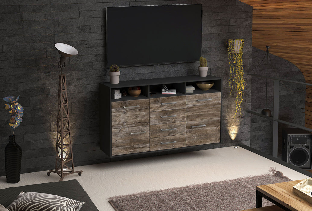 Sideboard Salem, Treibholz Front (136x79x35cm) - Dekati GmbH