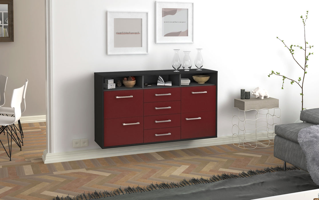 Sideboard Salem, Bordeaux Front (136x79x35cm) - Dekati GmbH