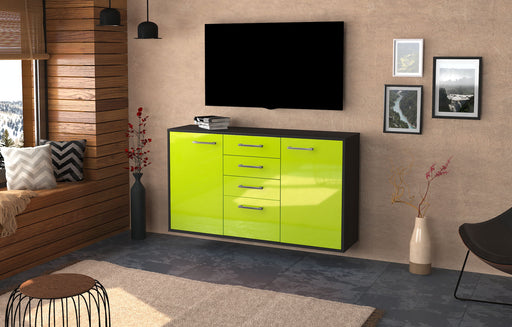 Sideboard Sioux Falls, Gruen Front (136x79x35cm) - Dekati GmbH