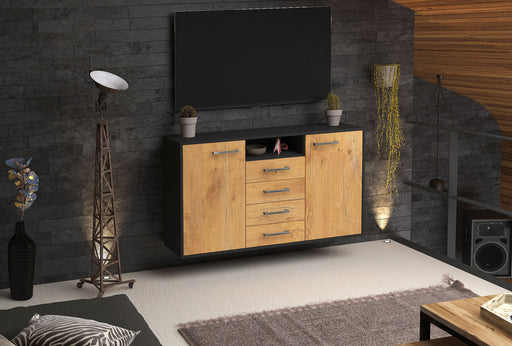 Sideboard Eugene, Eiche Front (136x79x35cm) - Dekati GmbH