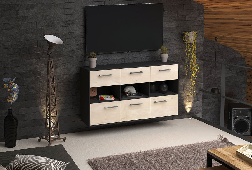 Sideboard Paterson, Zeder Front (136x79x35cm) - Dekati GmbH