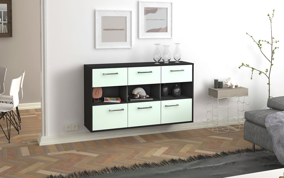 Sideboard Paterson, Mint Front (136x79x35cm) - Dekati GmbH