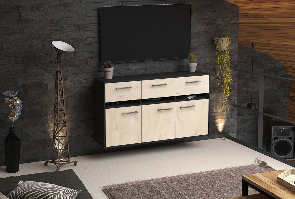 Sideboard Joliet, Zeder Front (136x79x35cm) - Dekati GmbH