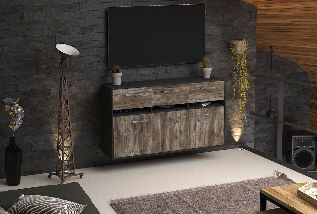 Sideboard Joliet, Treibholz Front (136x79x35cm) - Dekati GmbH