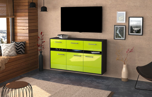 Sideboard Joliet, Gruen Front (136x79x35cm) - Dekati GmbH