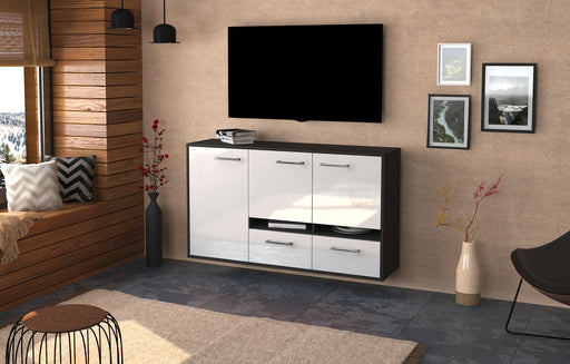 Sideboard Lancaster, Weiß Front (136x79x35cm) - Dekati GmbH