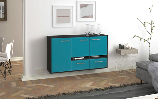 Sideboard Lancaster, Tuerkis Front (136x79x35cm) - Dekati GmbH