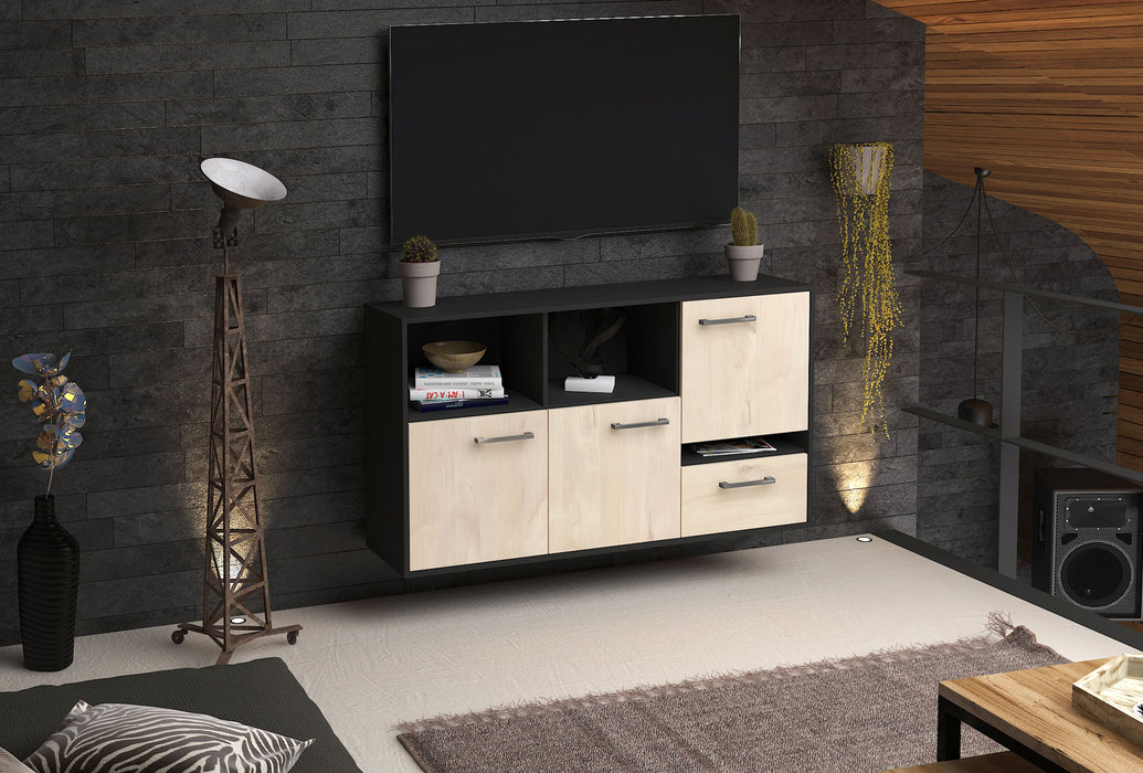 Sideboard Salinas, Zeder Front (136x79x35cm) - Dekati GmbH