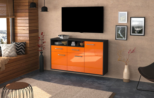 Sideboard Hollywood, Orange Front (136x79x35cm) - Dekati GmbH