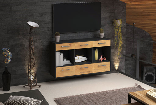 Sideboard Torrance, Eiche Front (136x79x35cm) - Dekati GmbH