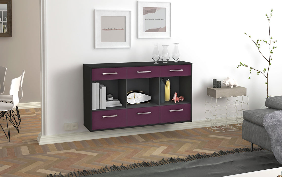 Sideboard Torrance, Lila Front (136x79x35cm) - Dekati GmbH