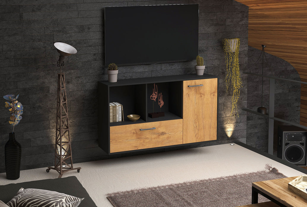 Sideboard Palmdale, Eiche Front (136x79x35cm) - Dekati GmbH