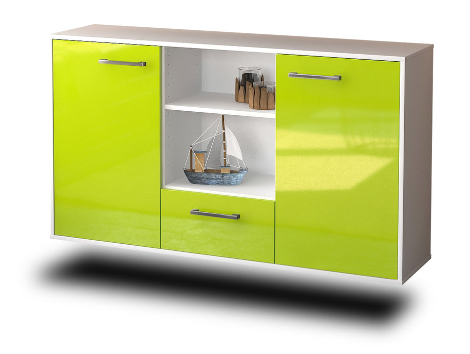 Sideboard Oceanside, Gruen Seite (136x79x35cm) - Dekati GmbH