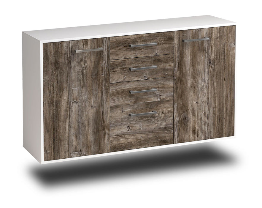 Sideboard Sioux Falls, Treibholz Seite (136x79x35cm) - Dekati GmbH