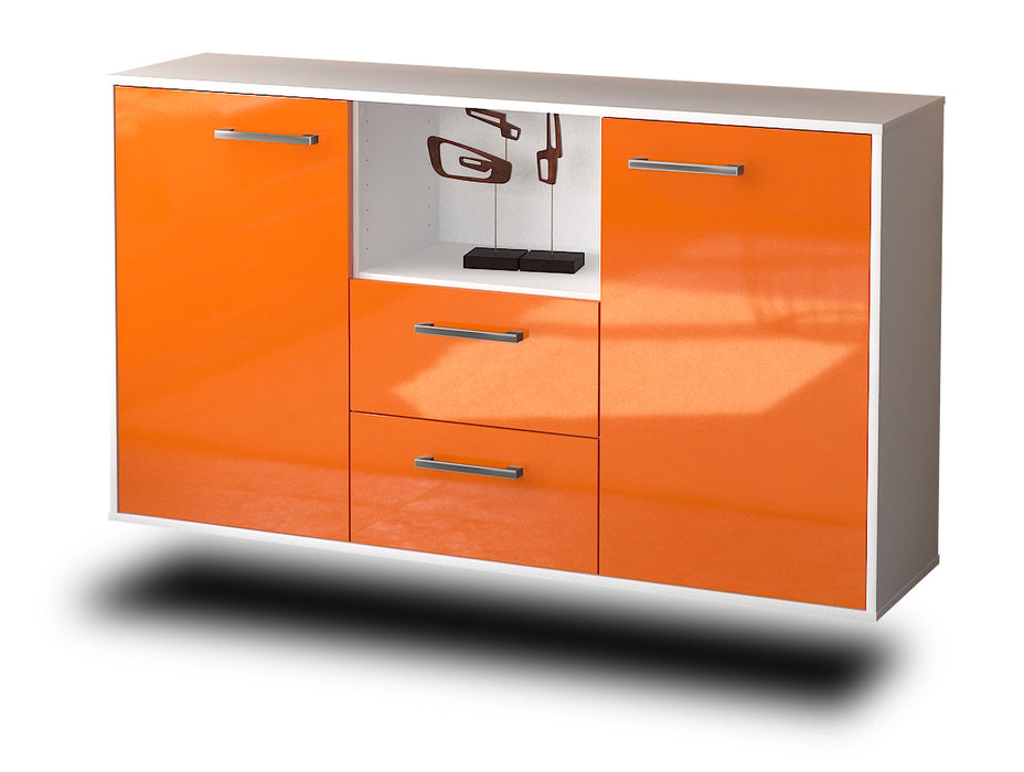 Sideboard Port St. Lucie, Orange Seite (136x79x35cm) - Dekati GmbH