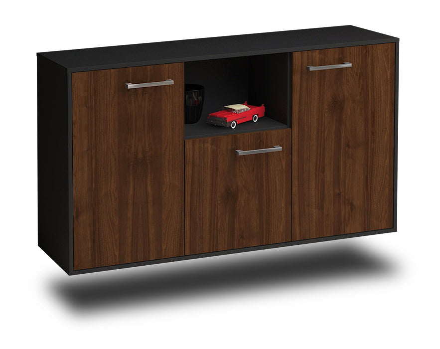 Sideboard Overland Park, Walnuss Seite (136x79x35cm) - Dekati GmbH