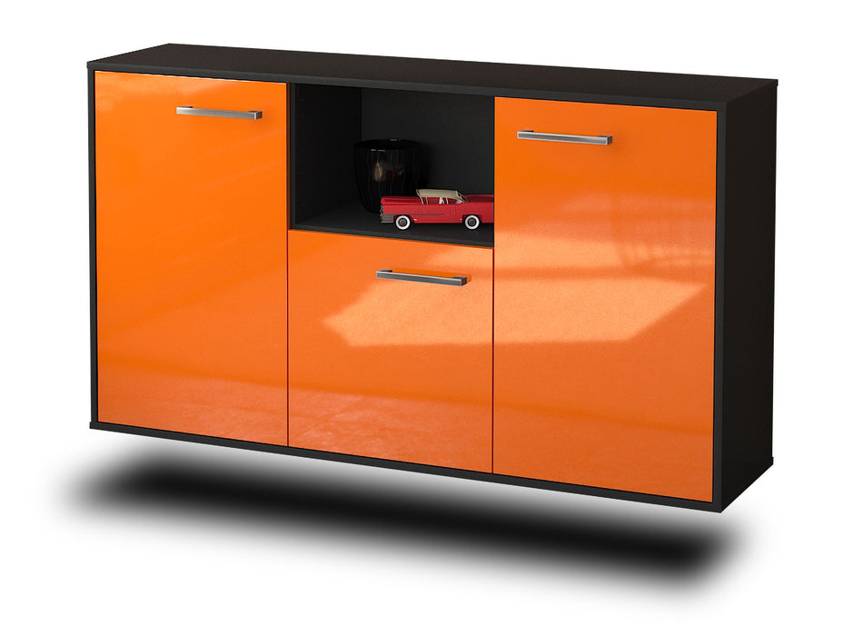 Sideboard Overland Park, Orange Seite (136x79x35cm) - Dekati GmbH