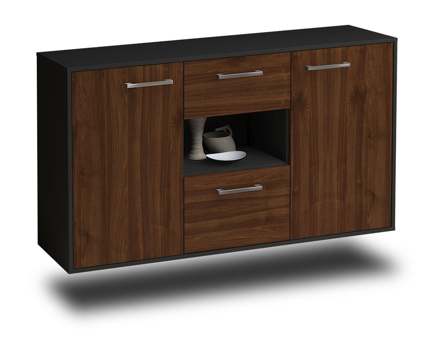 Sideboard Tallahassee, Walnuss Seite (136x79x35cm) - Dekati GmbH