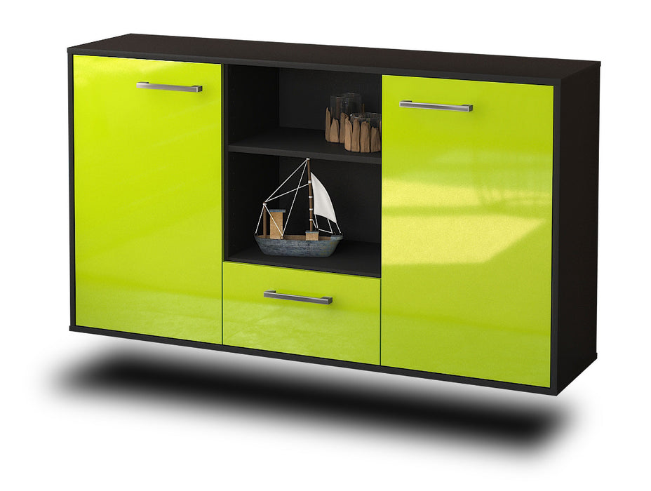 Sideboard Oceanside, Gruen Seite (136x79x35cm) - Dekati GmbH