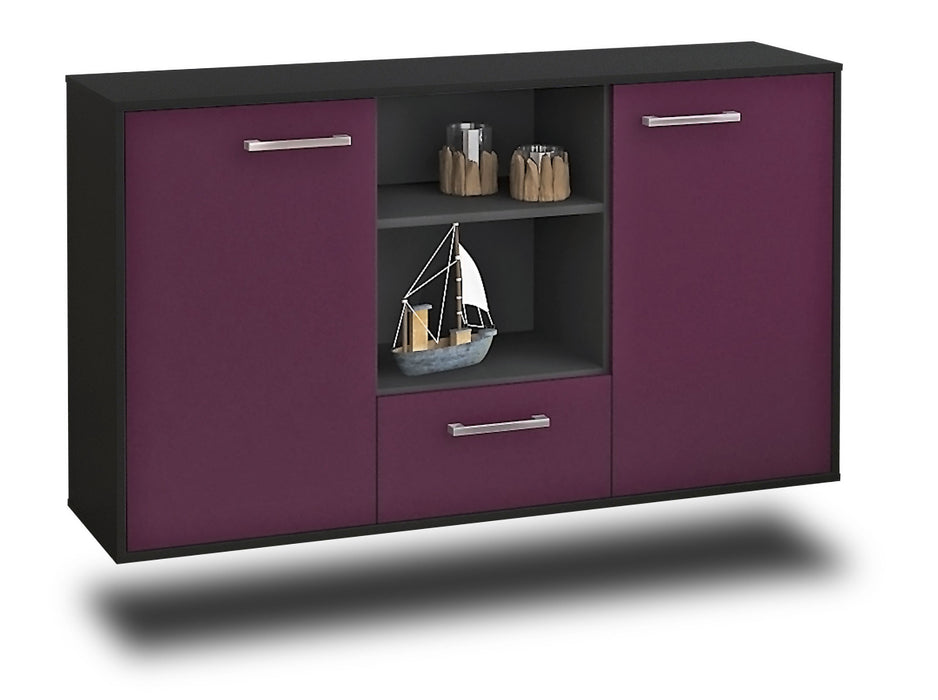 Sideboard Oceanside, Lila Seite (136x79x35cm) - Dekati GmbH