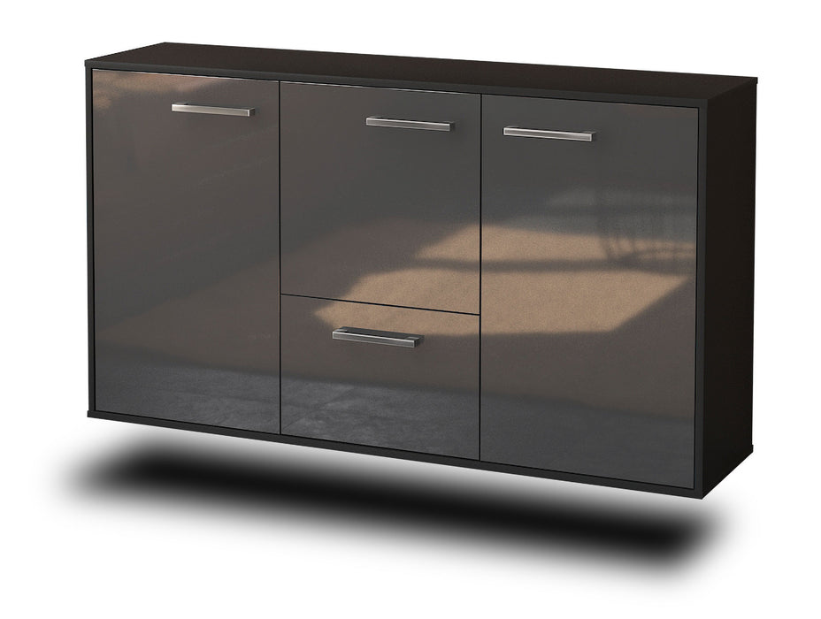 Sideboard Vancouver, Grau Seite (136x79x35cm) - Dekati GmbH